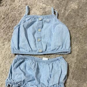 Old Navy Light Blue Baby Outfit